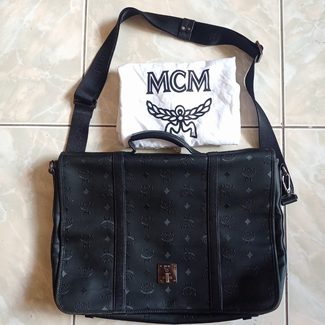 Mcm Laptop Bag, Luxury, Bags & Wallets on Carousell