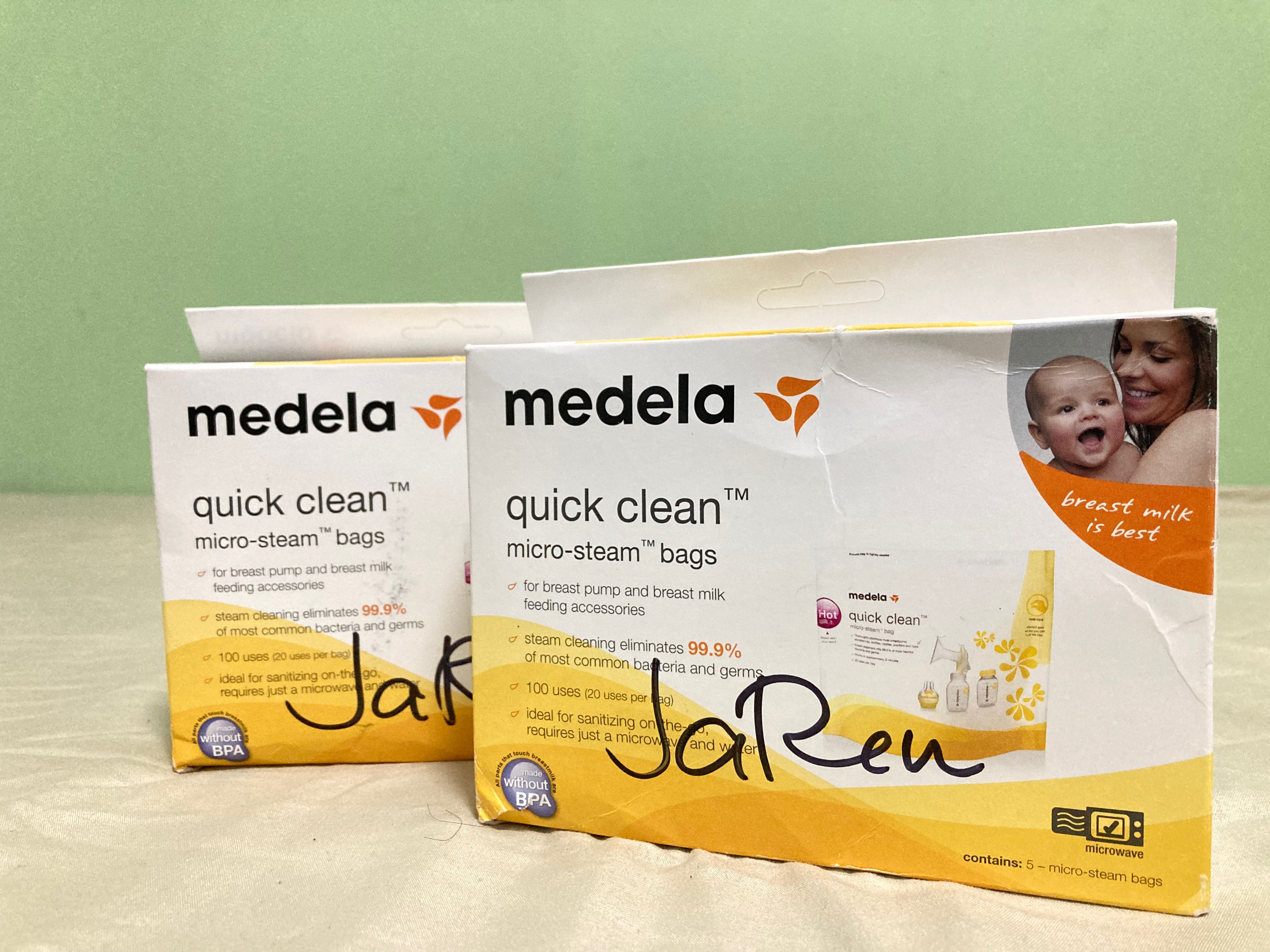 Medela Quick Clean Mikro-Dampfbeutel - 5 Stück Für Milchpumpen & Flaschen