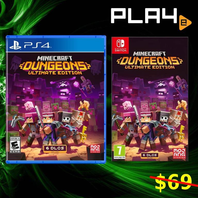 Minecraft Dungeons Gaming, Edition] Carousell on Switch), [Ultimate New (PS4/ Video Brand Nintendo Games, Video PlayStation