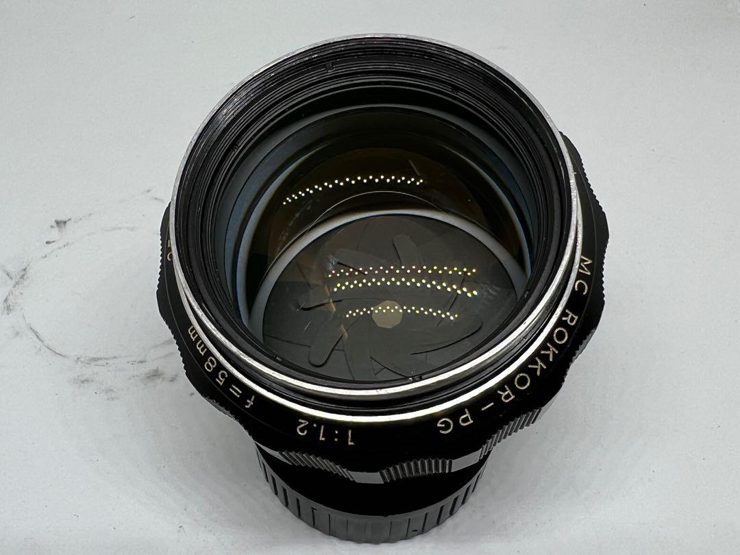 Minolta MC ROKKOR-PG 58mm f1.2大光圈鏡頭, 攝影器材, 鏡頭及裝備