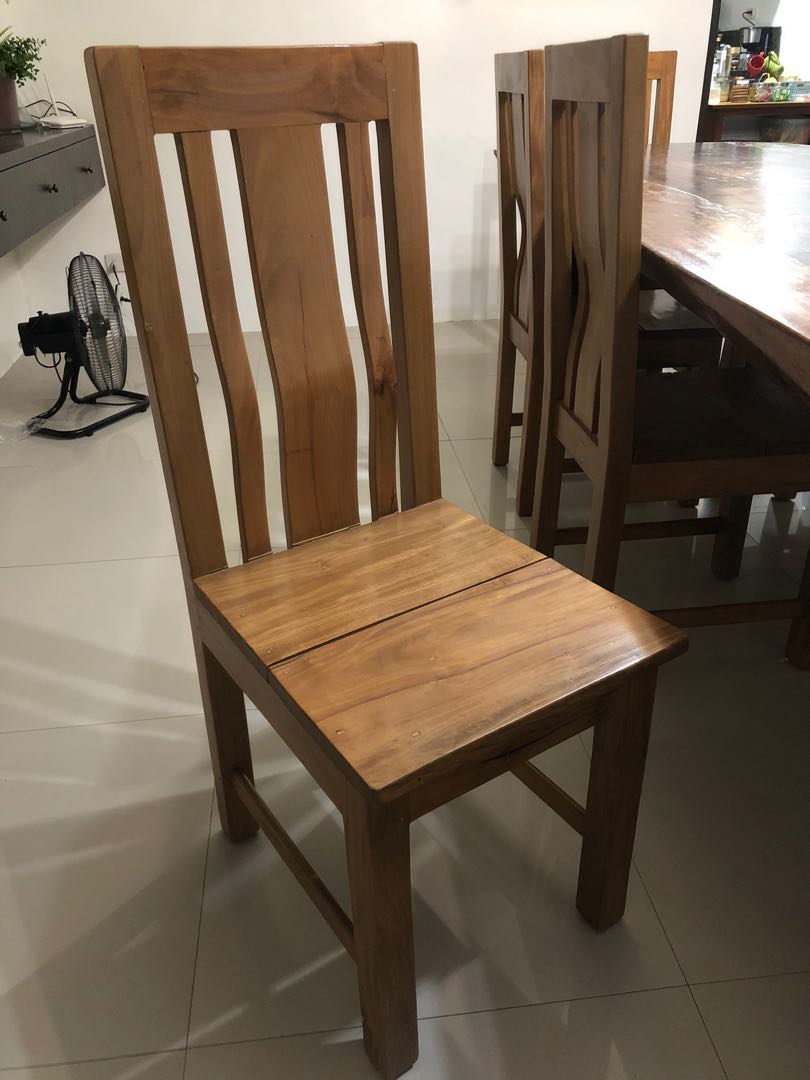 Molave Dining Chairs, Furniture & Home Living, Furniture, Chairs on