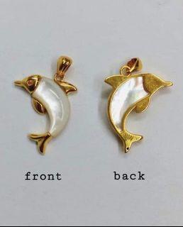 Mother of Pearl Dolphin Pendant