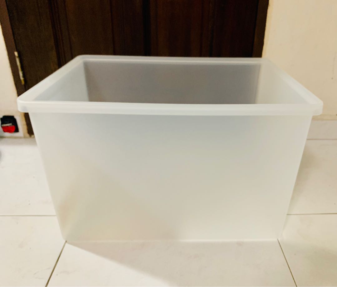 Muji Storage Box Wide and Deep, Furniture & Home Living, Furniture