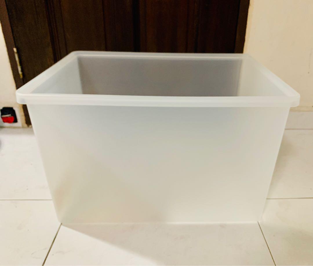 Muji Storage Box Wide and Deep, Furniture & Home Living, Furniture