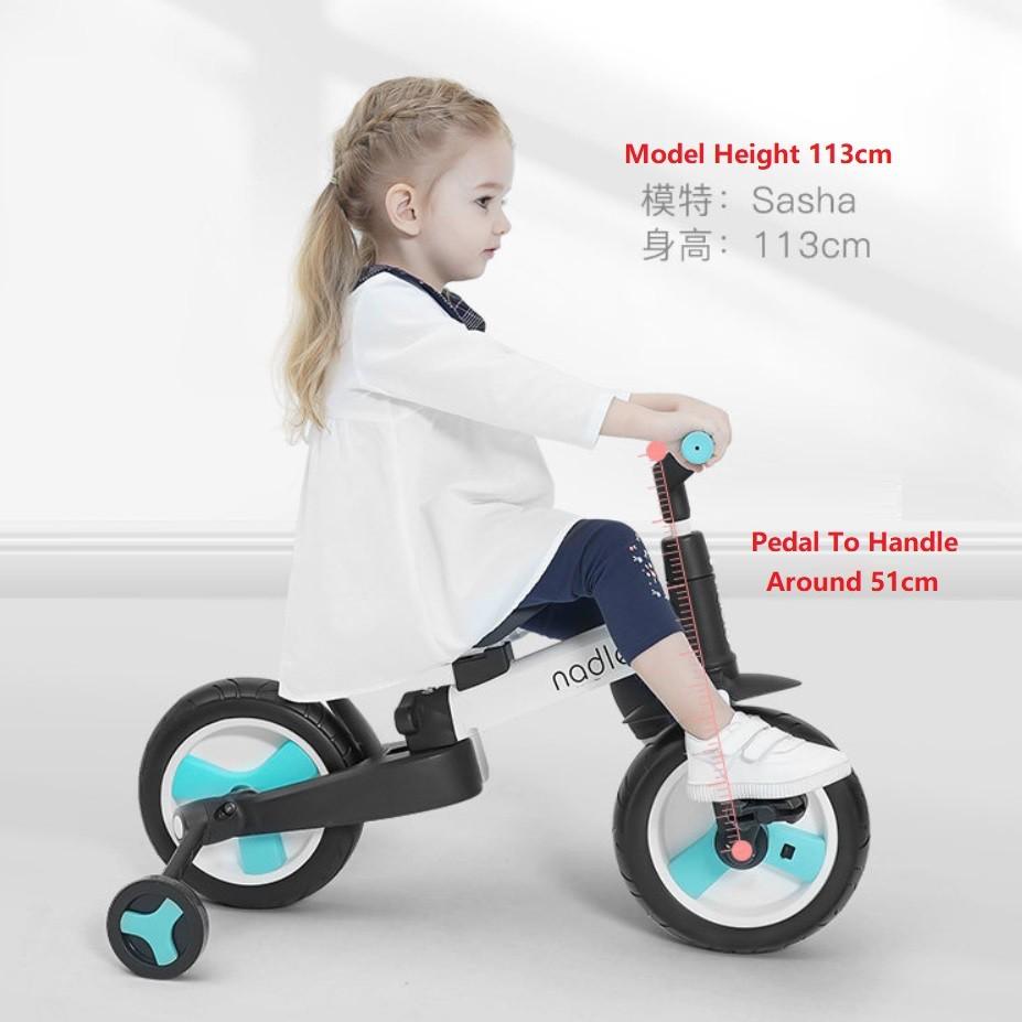 Nadle Baby Foldable Children Bike Balance Car Scooters