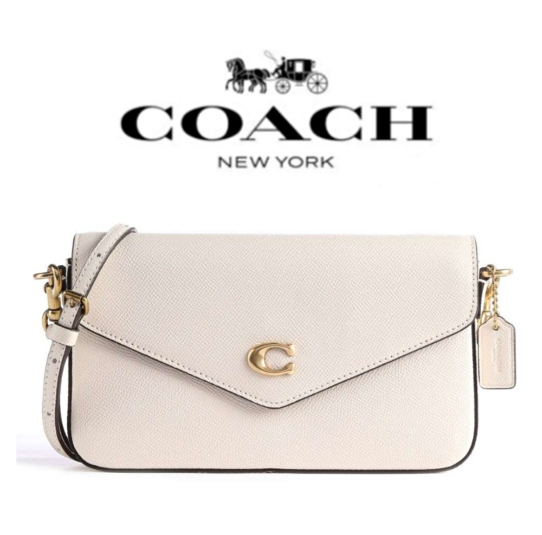 Coach wyn crossbody white clearance