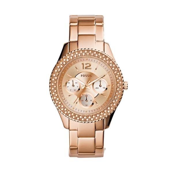 NEW Fossil Stella Multifunction Stainless Steel Ladies Watch ES3590 Luxury Watches on Carousell