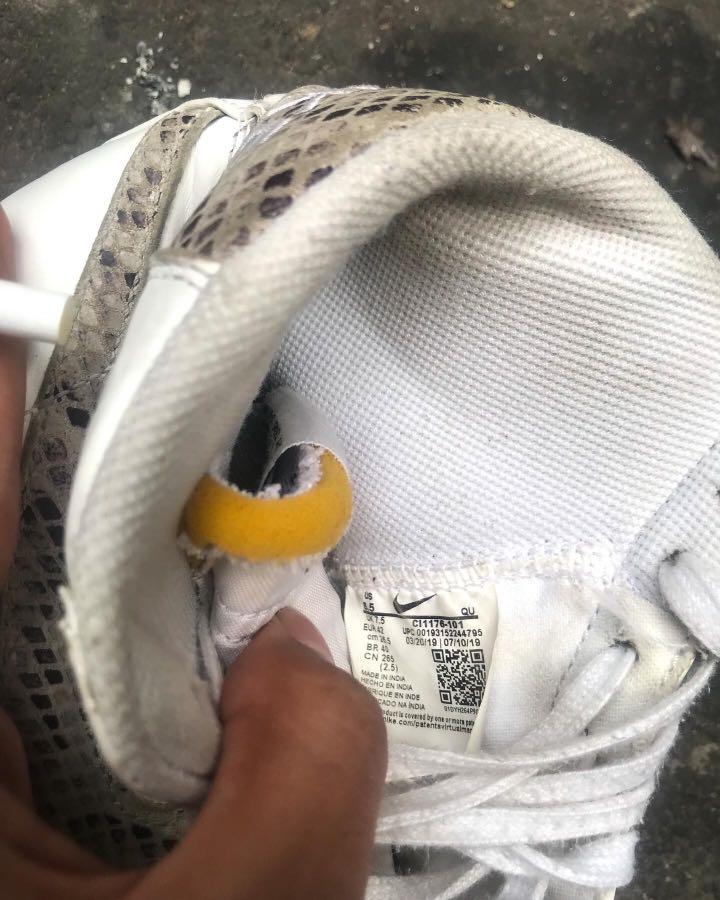 nike blazer mid 77 vintage snake skin not ari force 1 airmax 97, Fesyen  Pria, Sepatu , Sneakers di Carousell