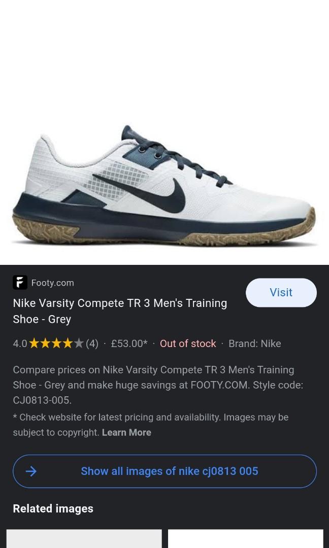 Nike Varsity Compete TR3 Men's Training Shoe, Men's Fashion