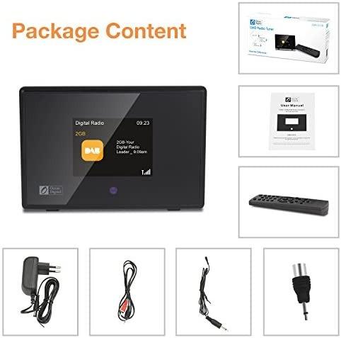 Ocean Digital DBA01C8 Digital Radio with DAB/DAB+/FM Radio Tuner ...