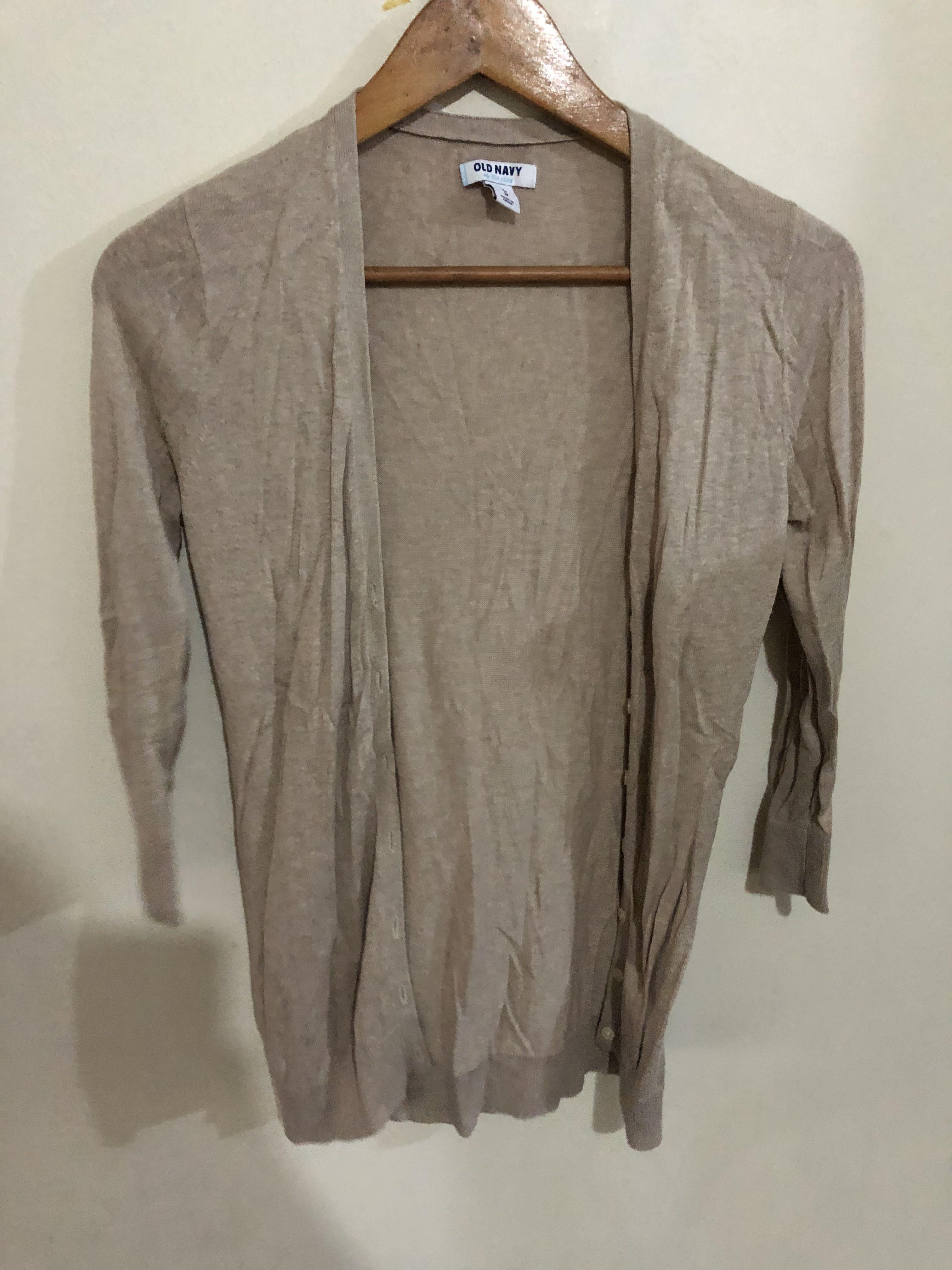 Old Navy beige cardigan Women s Fashion Coats Jackets and