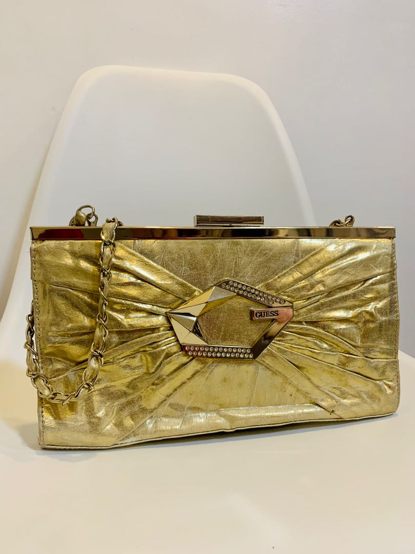 Original Guess Party Bag, Women's Fashion, Bags & Wallets, Purses & Pouches on Carousell