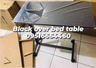 Over bed table black