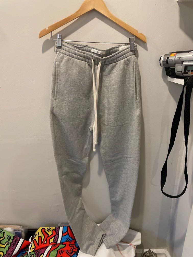 Pacsun grey sweatpants Men s Fashion Bottoms Joggers on Carousell