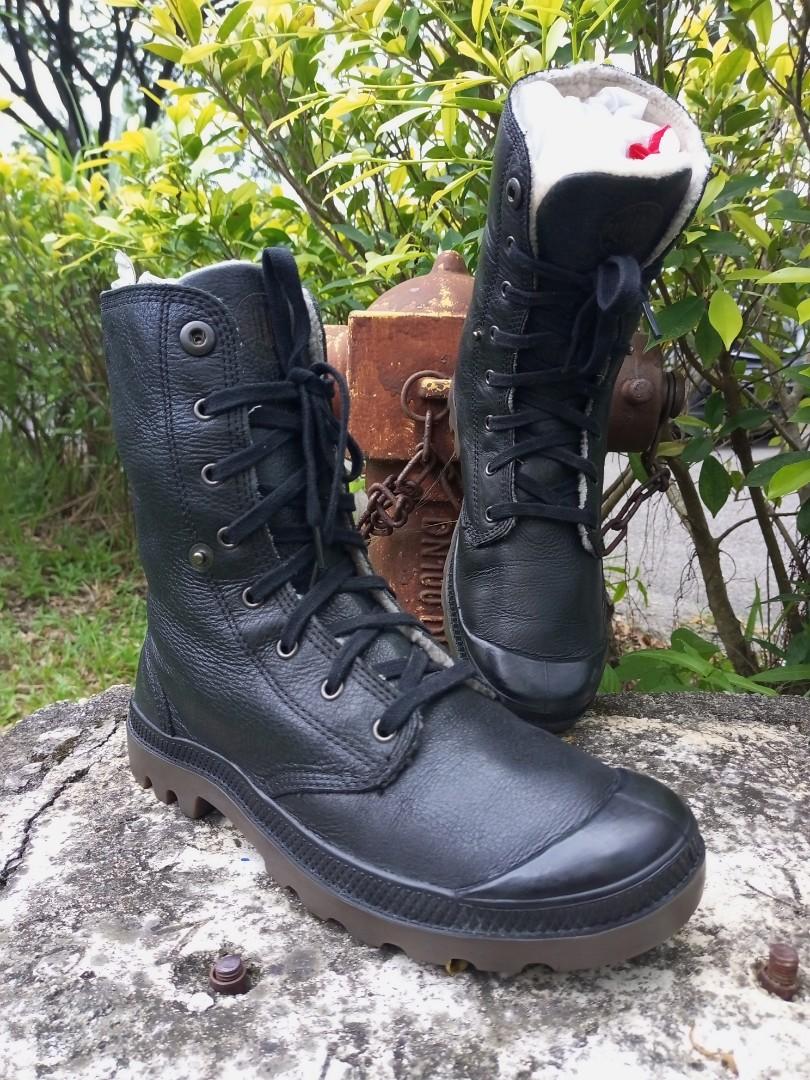 Palladium baggy leather boots womens online