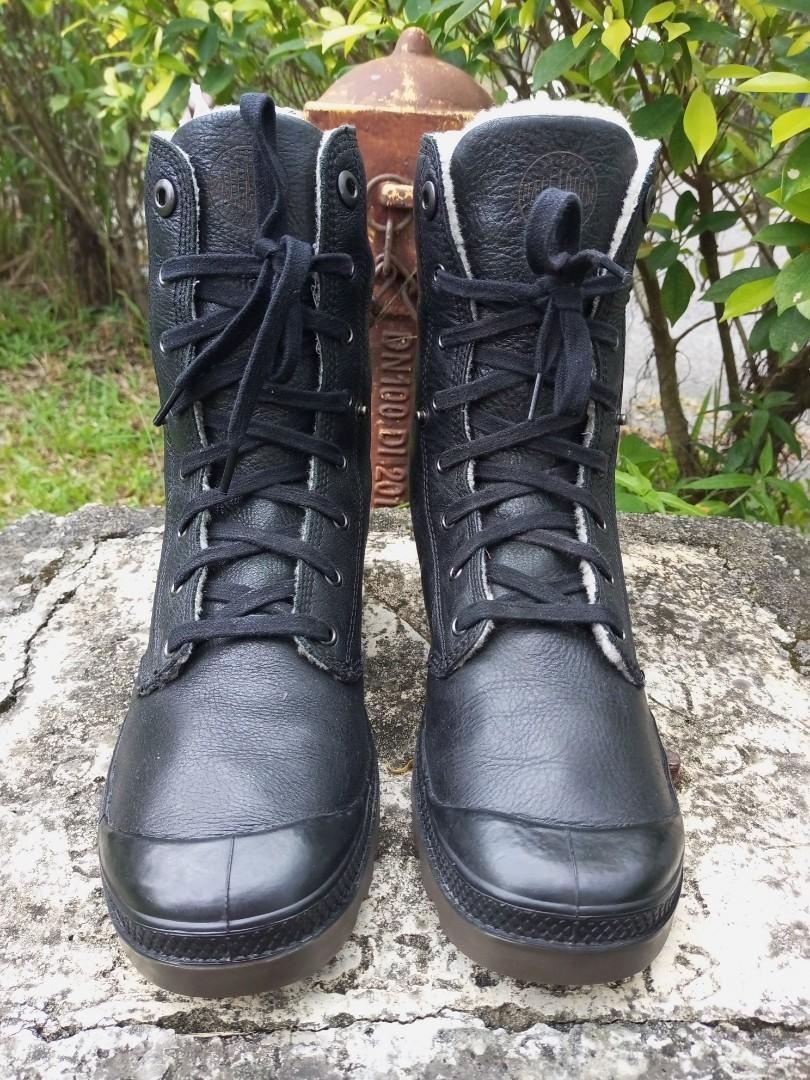 PALLADIUM BOOTS LEATHER HIGHCUT Men s Fashion Footwear Boots on