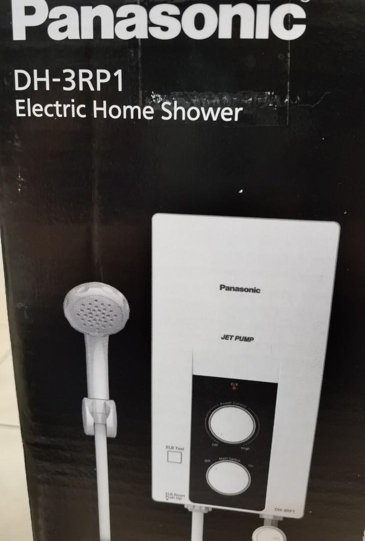 PANASONIC JET PUMP HOME SHOWER DH3RP1 ( NEW, WARRANTY), TV u0026 Home  Appliances, Water Heater u0026 Instant Showers on Carousell