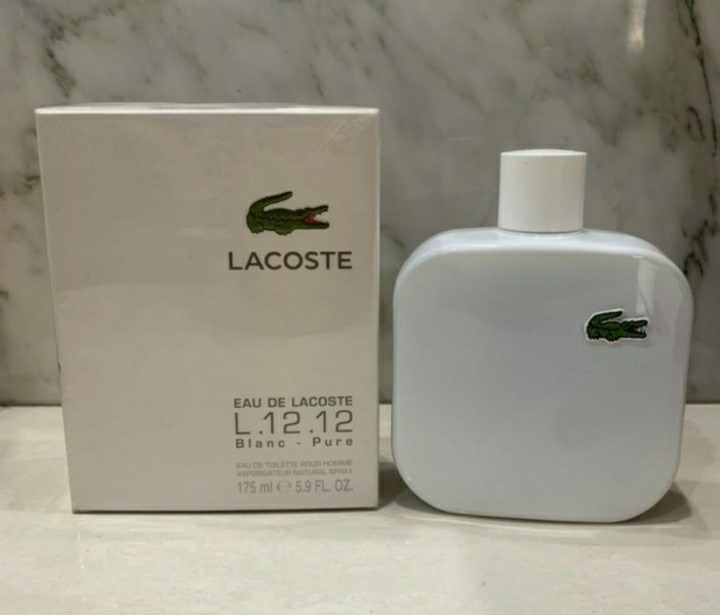 Parfum lacoste L 12.12 blanc pure 