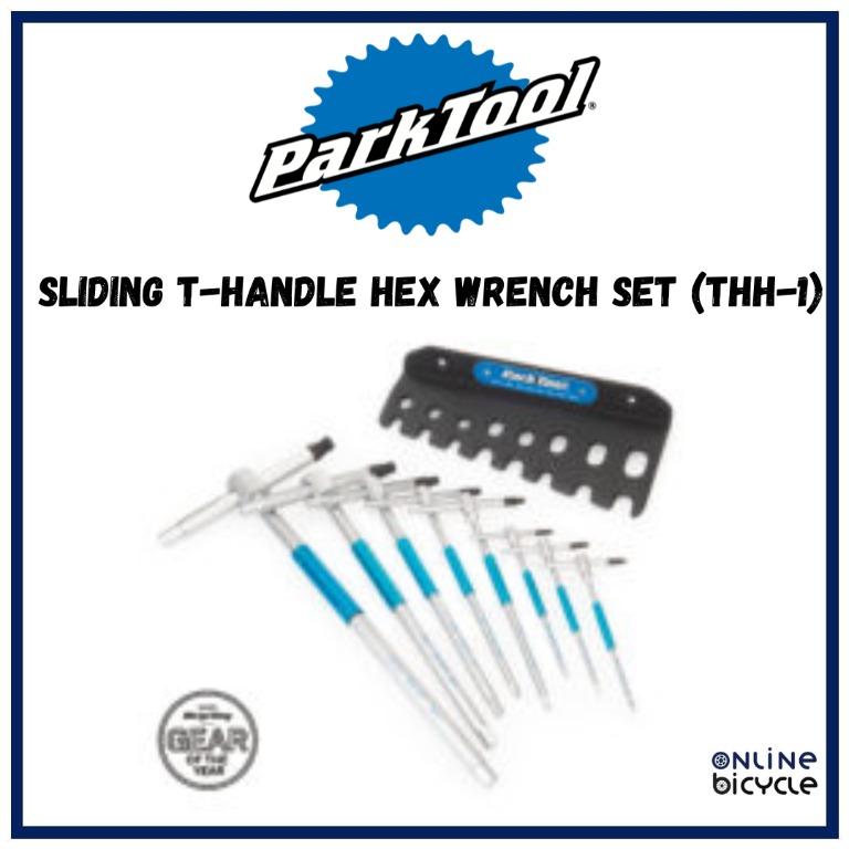Park Tool Sliding T-Handle Hex Wrench Set (THH-1) for Bicycle and Cycling,  Sports Equipment, Bicycles  Parts, Parts  Accessories on Carousell