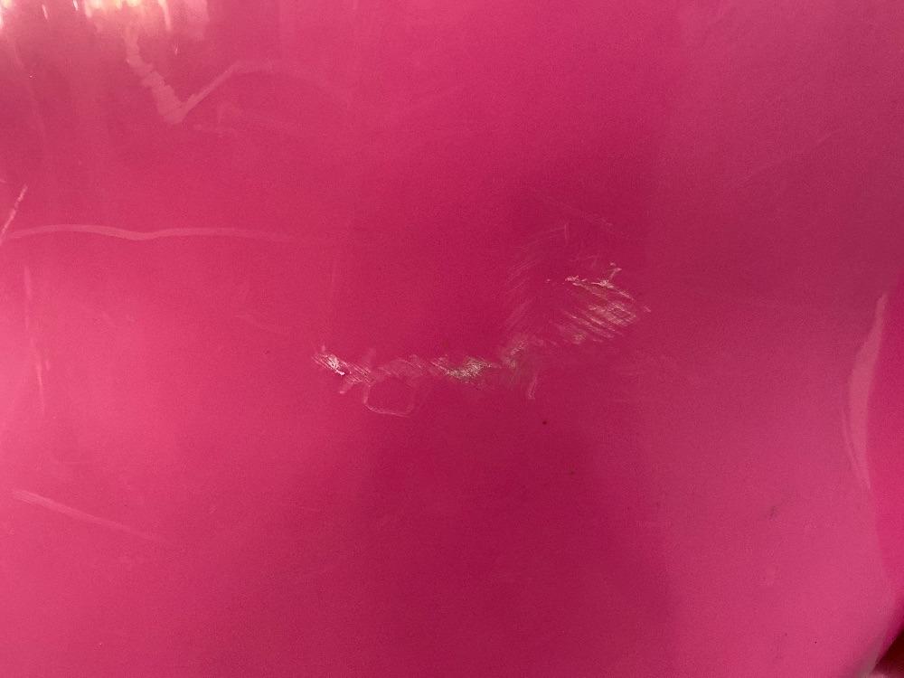 Plastic Office Chair Pink Colour / Kerusi Pejabat Plastik Warna Pink