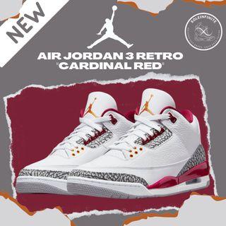 [PRE-ORDER] Air Jordan 3 Retro “Cardinal Red”