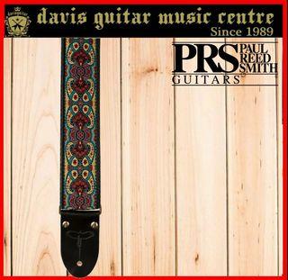 PRS Guitar Strap Deluxe 2" Retro - Black & Red Made In USA