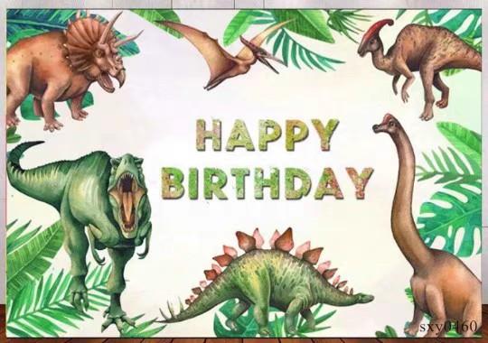 happy birthday dinosaur