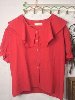 Red blouse