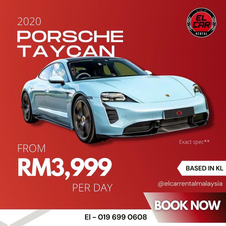Porsche shop taycan renting
