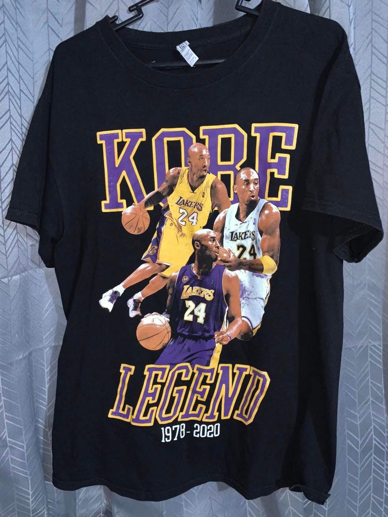 Kobe bryant 90s style vintage tee t-shirt