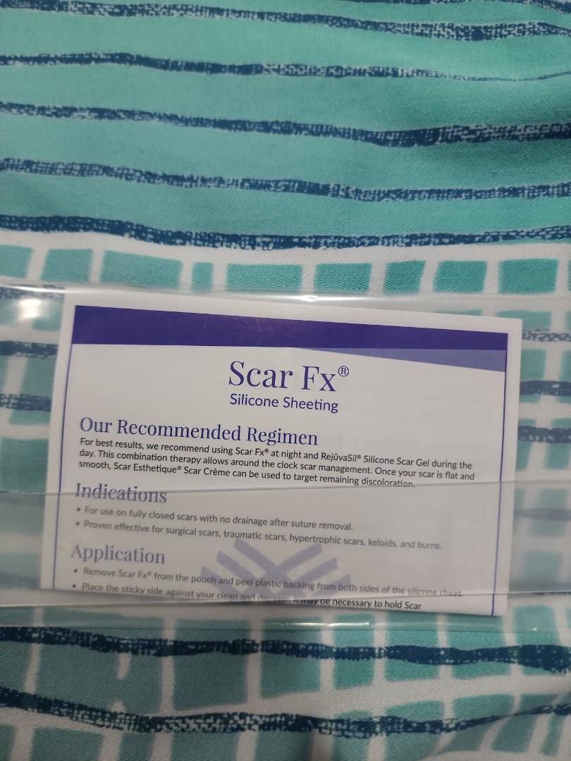 Scar Fx Silicon Sheeting, Beauty & Personal Care, Bath & Body, Body ...