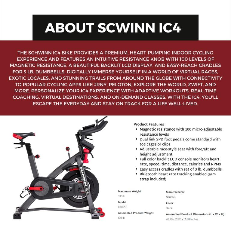 schwinn ic4 belt drive