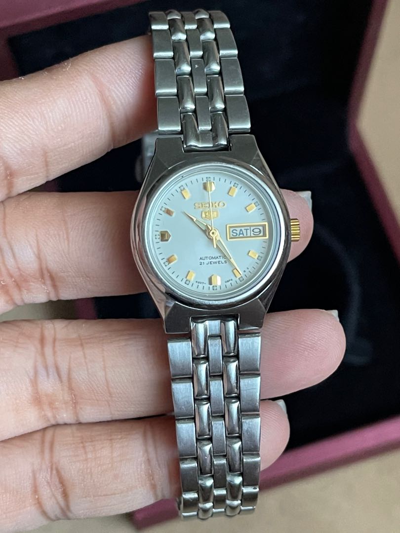 Seiko 5 automatic 21 jewels, Women's Fashion, Watches & Accessories,  Watches on Carousell