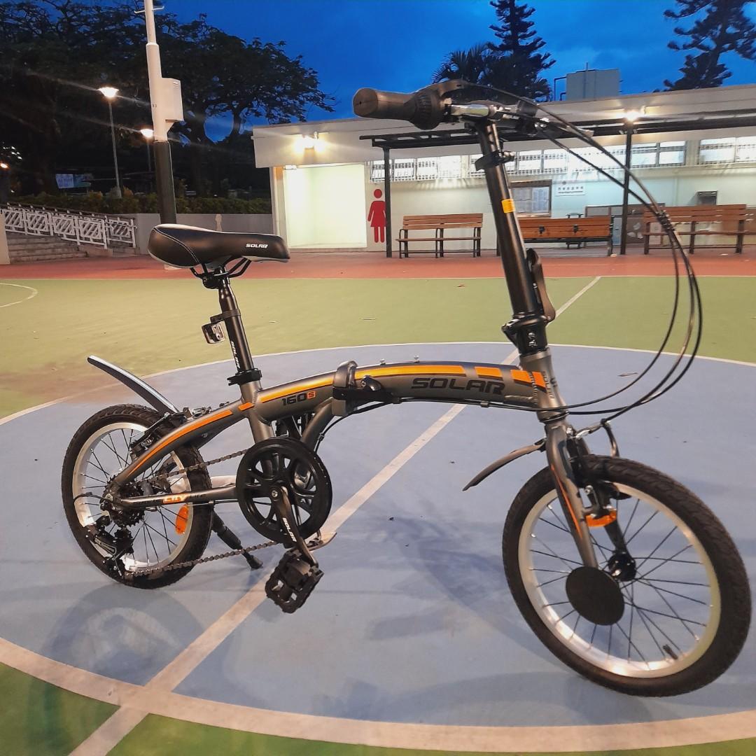 Solar 160S 16吋6速摺疊單車鋁合金車身, 運動產品, 單車及配件, 單車
