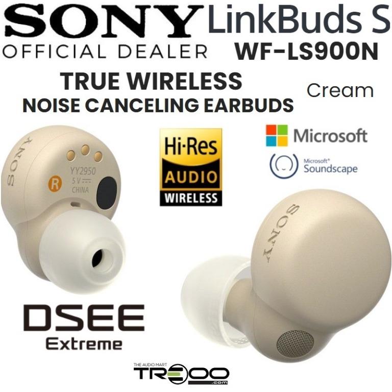 [Official] Sony LinkBuds S WF-LS900N Noise Cancelling Bluetooth  Noise-Cancelling In-Ear Earphone with Mic