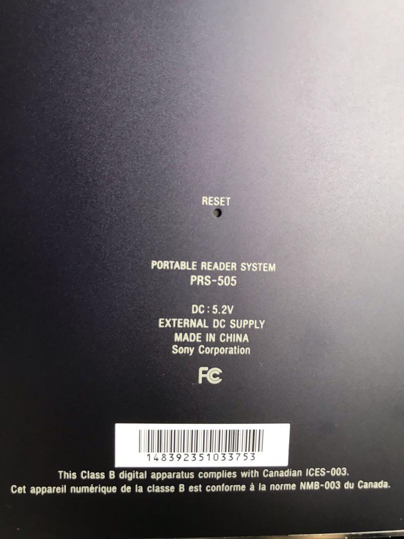 Sony Portable Reader System PRS505, 手提電話, 電子書閱讀器 Carousell