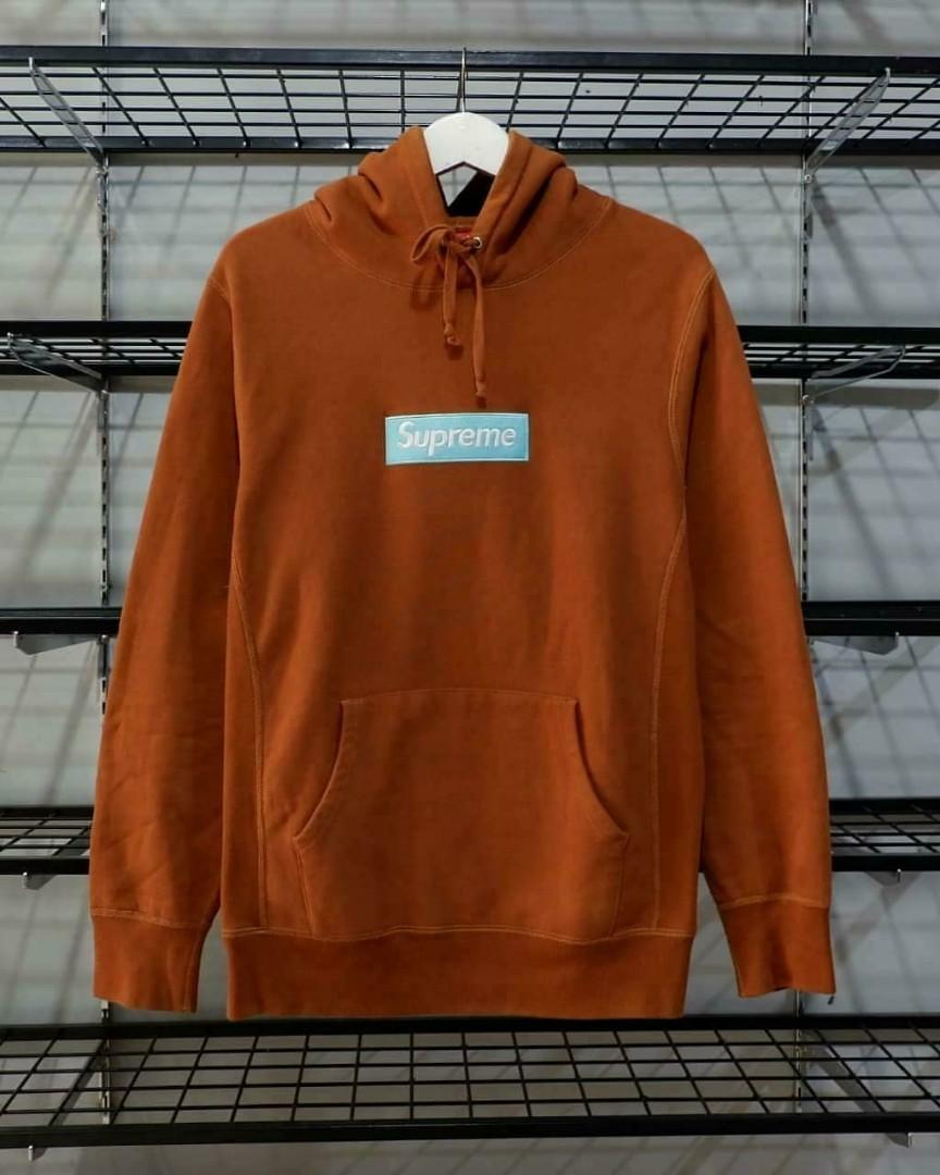 brown supreme sweater