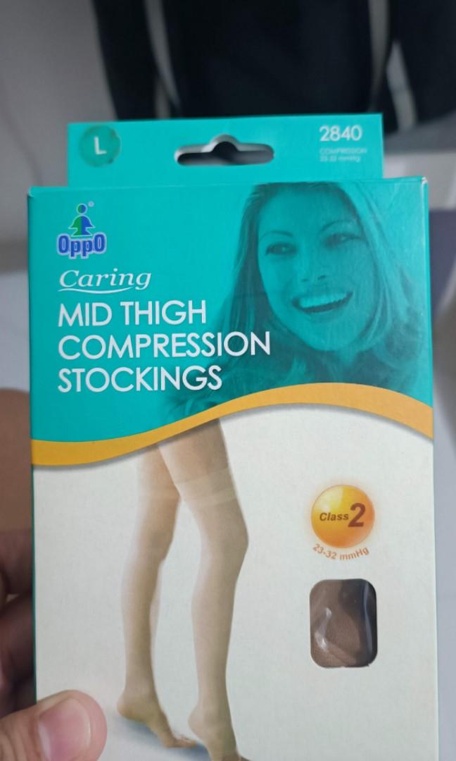Thigh high compression stockings large only, Beauty & Personal Care