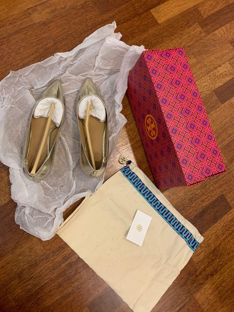 Tory Burch Elizabeth 40mm Pump C Mirror Metallic