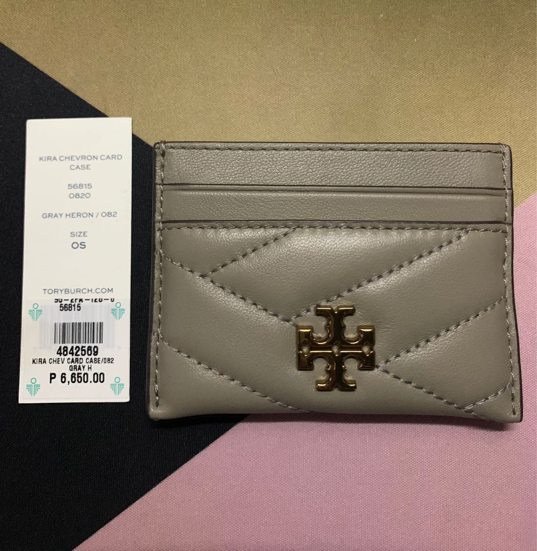 Tory burch sales chevron card case