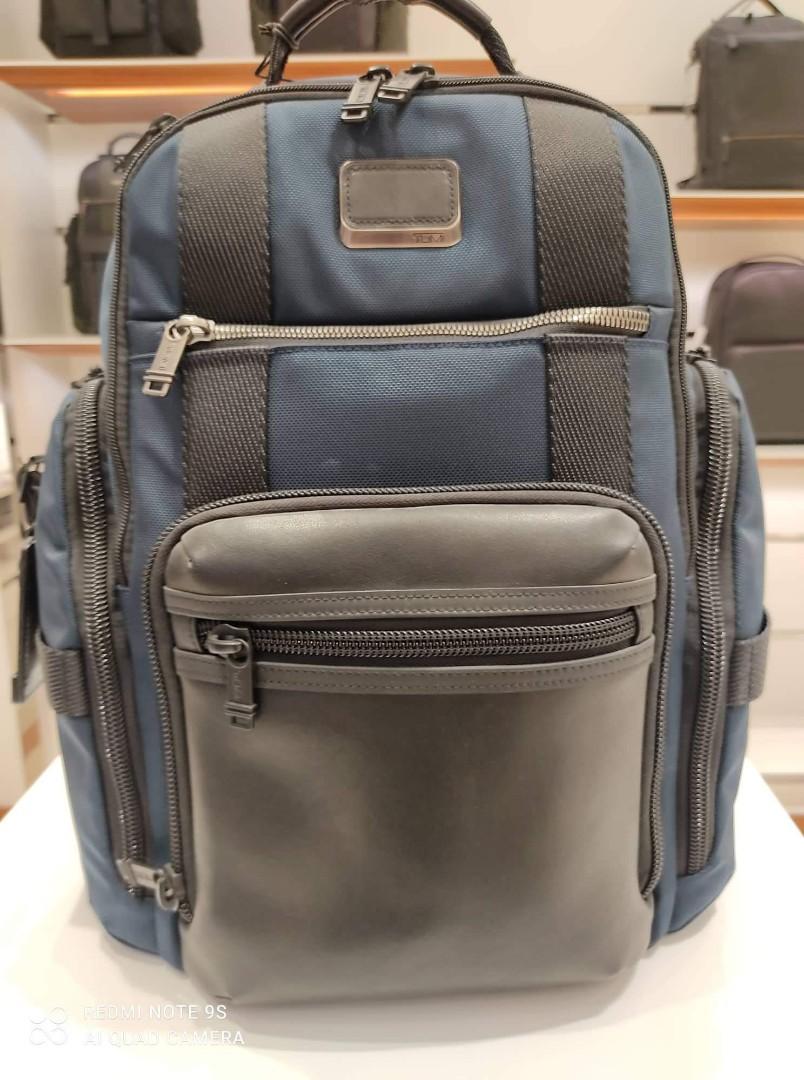 Tumi Sheppard Deluxe Backpack Blue Men s Fashion Bags Backpacks