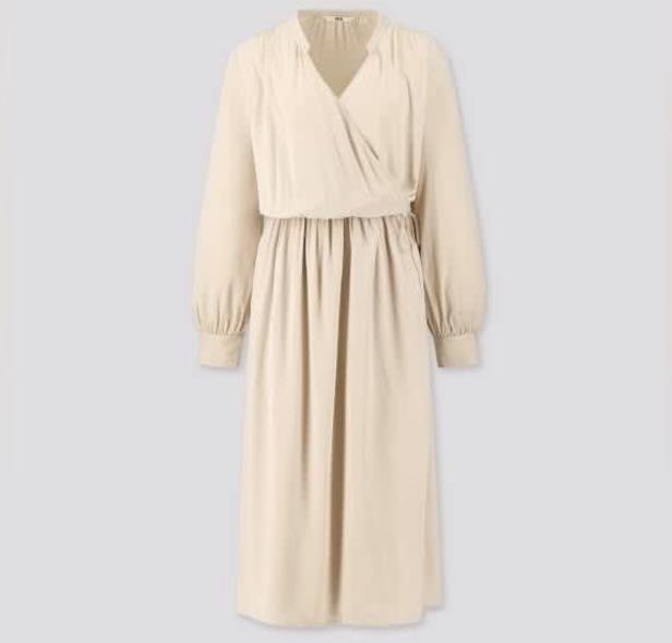 Uniqlo Rayon Wrap Dress, Women's 