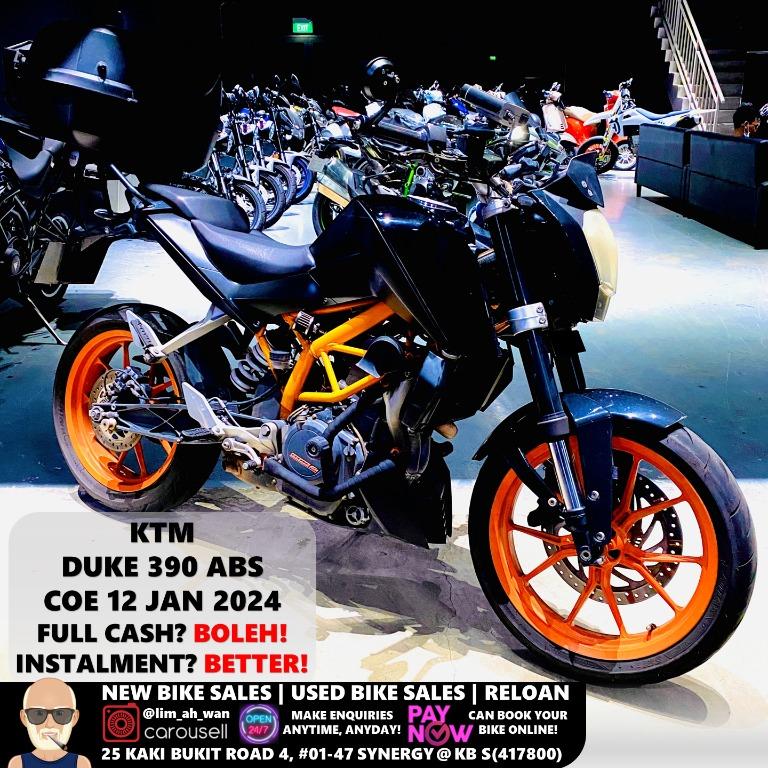 USED KTM Duke 390 ABS Motorcycles Motorcycles for Sale Class 2A on Carousell