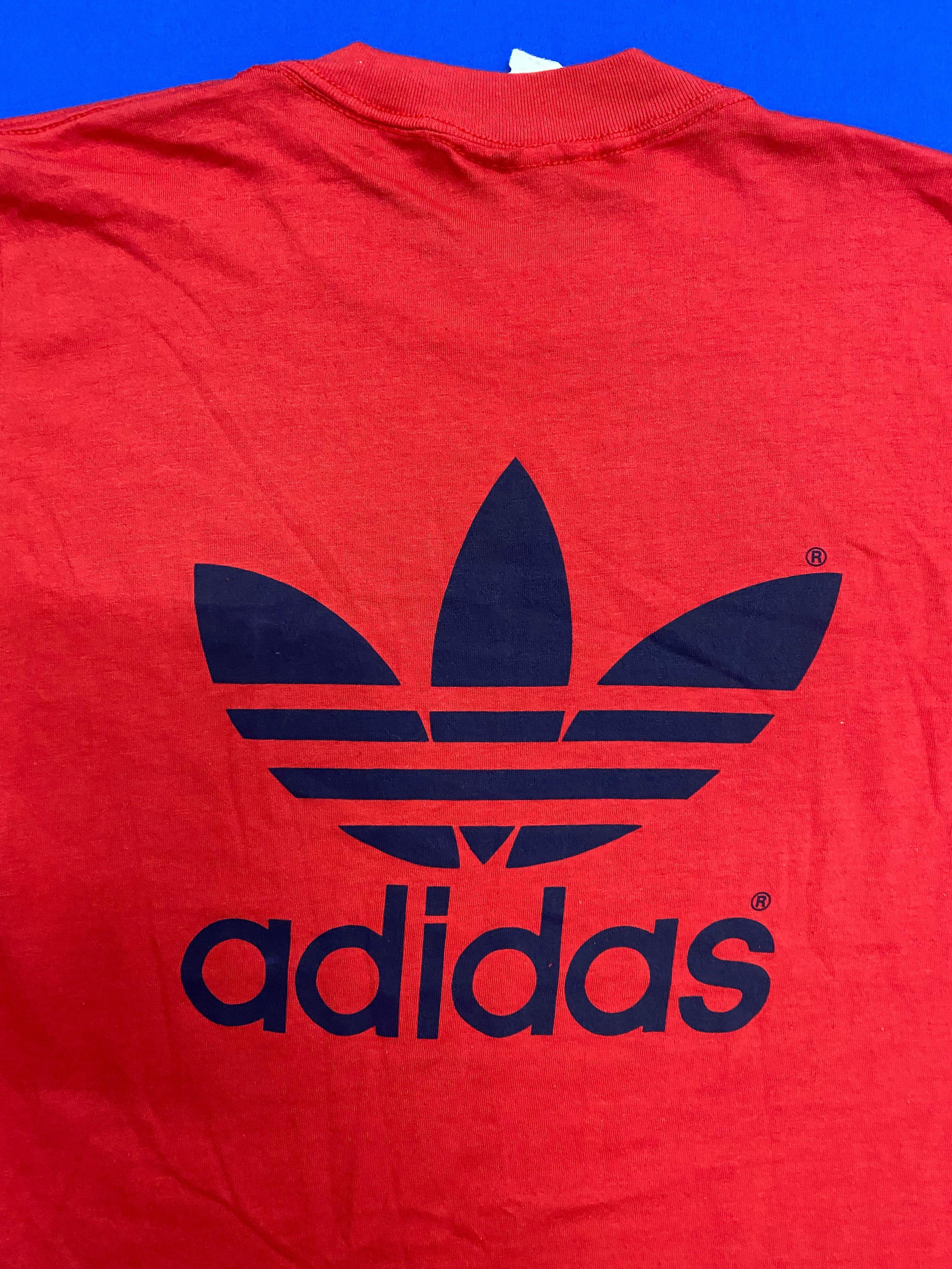 Adidas logo 80s sales