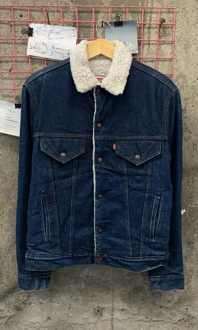Vintage Levis Sherpa Trucker Denim 