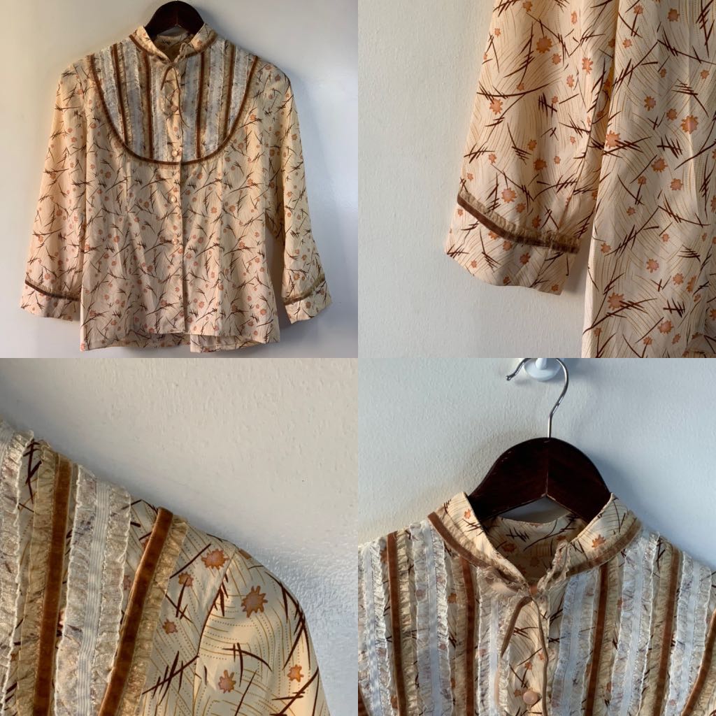 Vintage Top, Women's Fashion, Tops, Longsleeves on Carousell — free download
