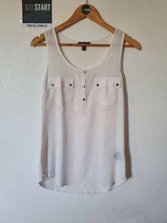 White Sleeveless