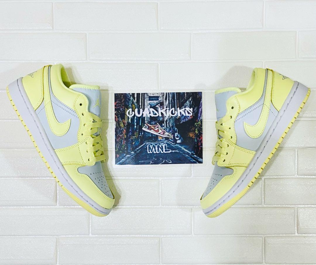 WMNS AIR JORDAN 1 LOW LEMONADE, Women's Fashion, Footwear, Sneakers on