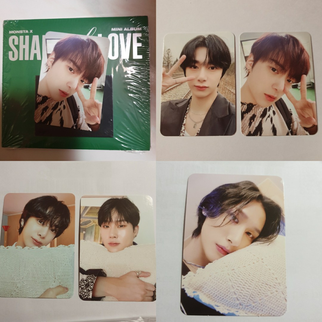 Collection card (male) / CD SHAPE of LOVE (Special ver.) enclosed special photo  card MONSTA X / Lee Minhyuk (MINHYUK) / CD SHAPE of LOVE (Special ver.)  enclosed special photo card