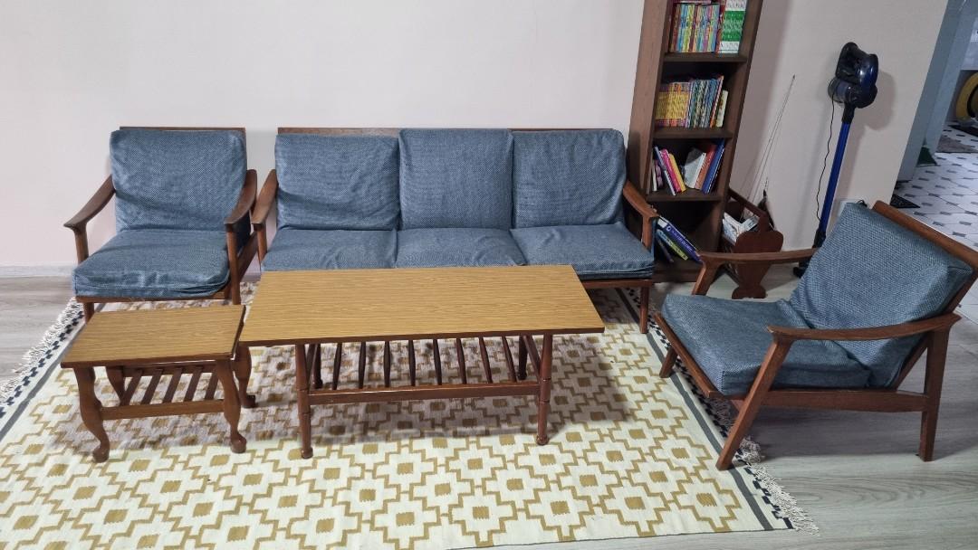 Antique 'Pak Awang' sofa set, Furniture & Home Living, Furniture, Sofas